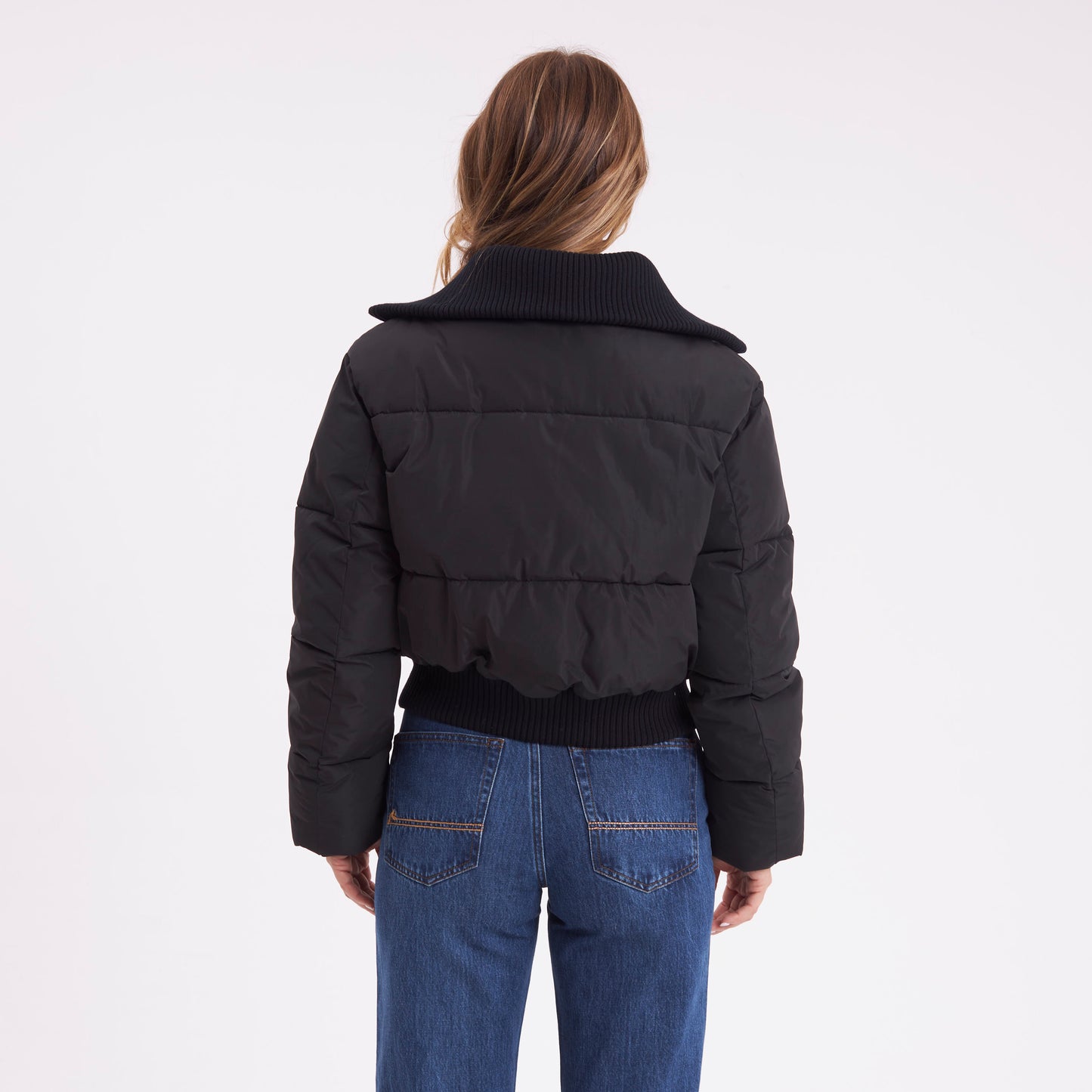 Campera Abrigo Rusty Marry On Puffer Coat Ld Black