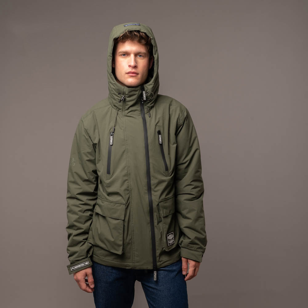 Campera Abrigo Rusty Matching Army