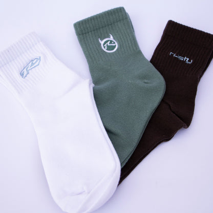 Medias Rusty Fancy Day Crew 3-Sock Pack* Multi 6