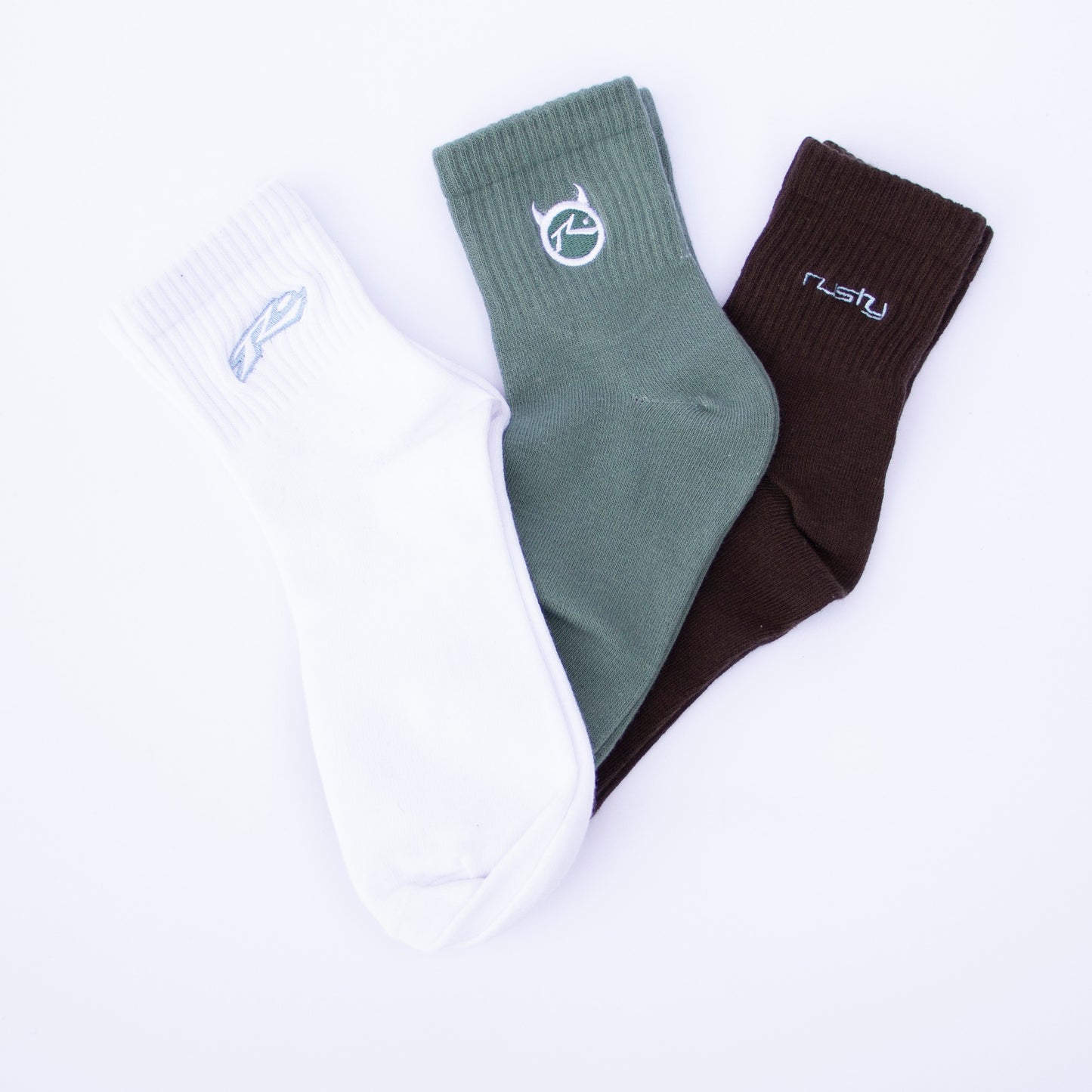 Medias Rusty Fancy Day Crew 3-Sock Pack* Multi 6