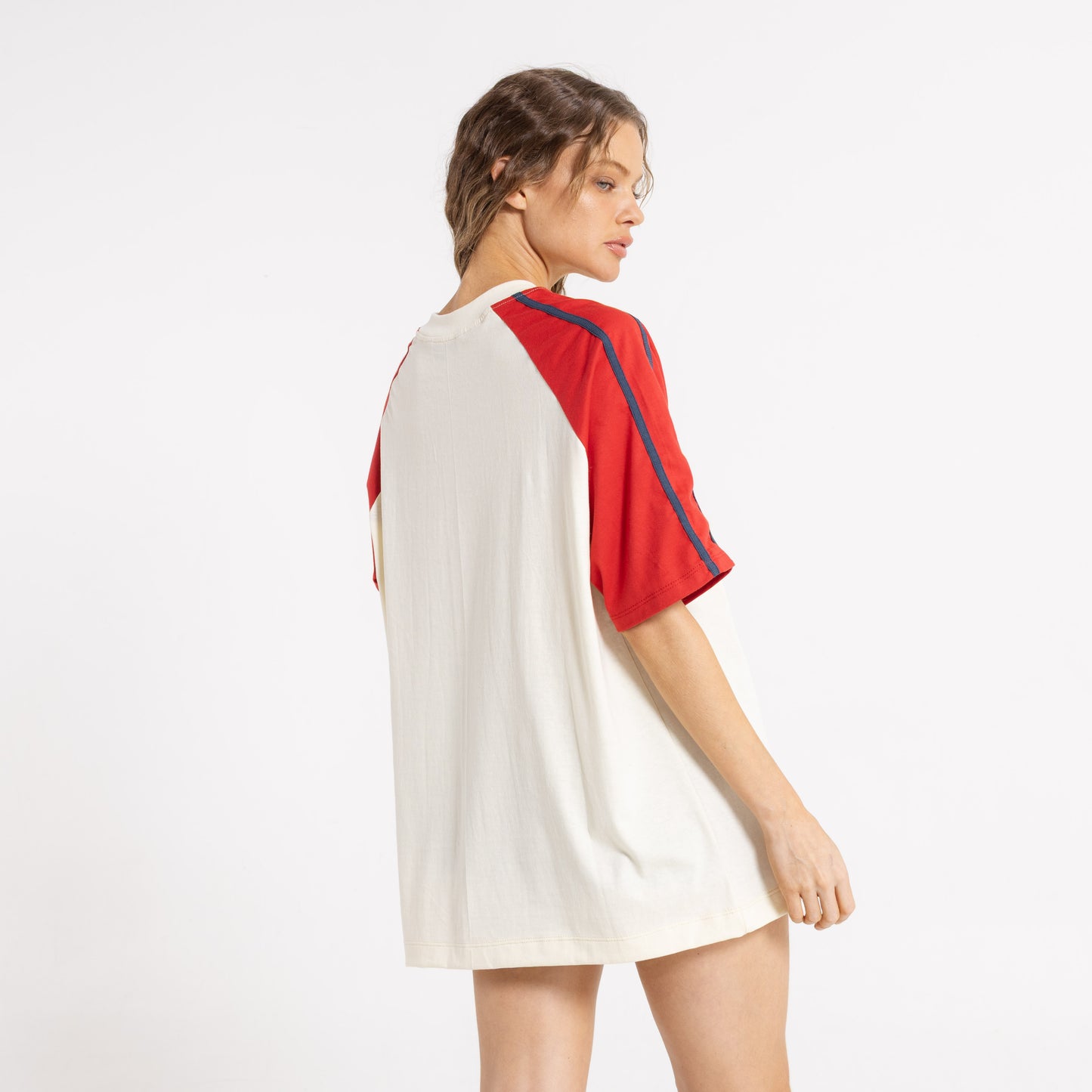 Remera Mc Rusty Mindless Collegiate Oversize Tee Ld Snow White