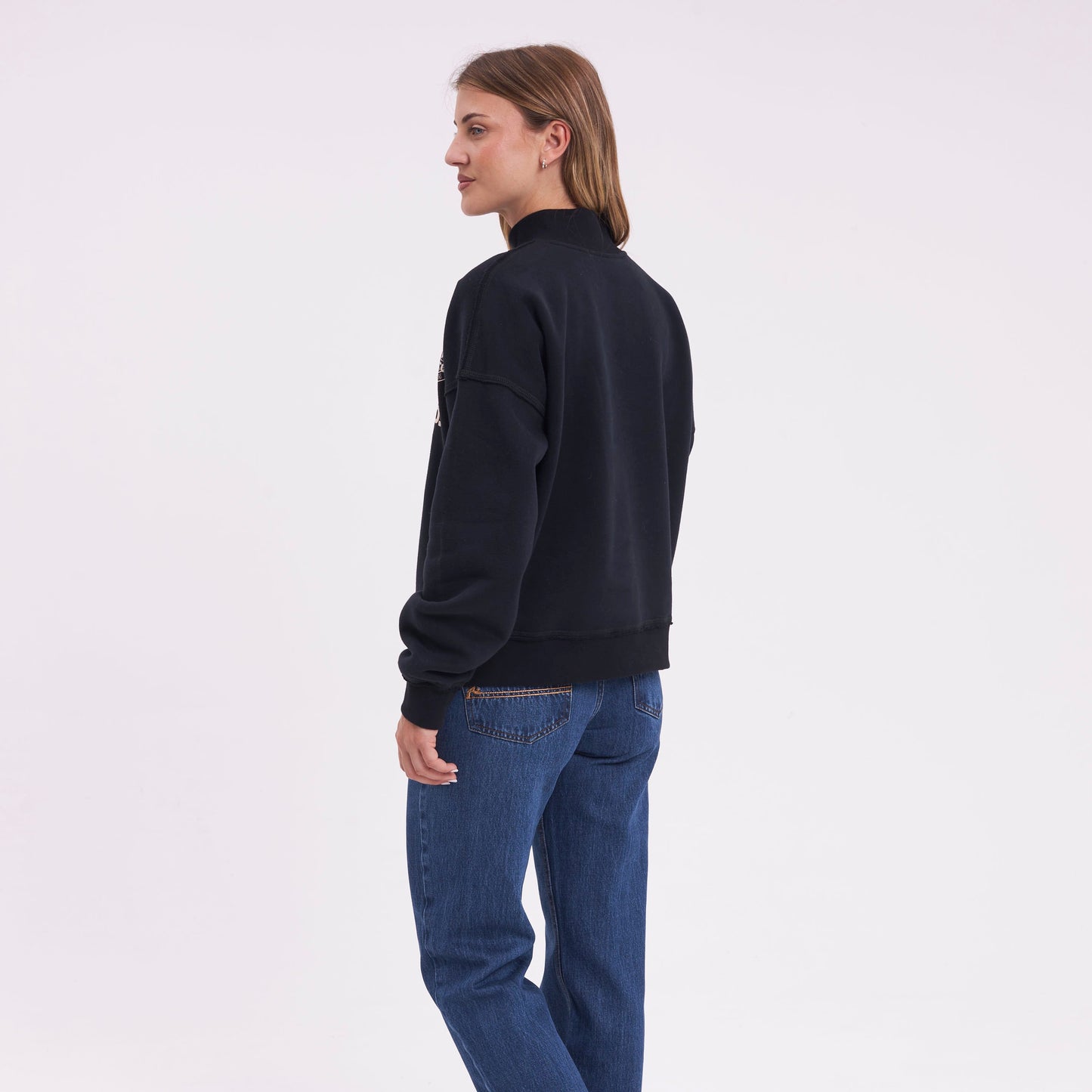 Buzo Rusty Miracle Relaxed Crew Ld Black