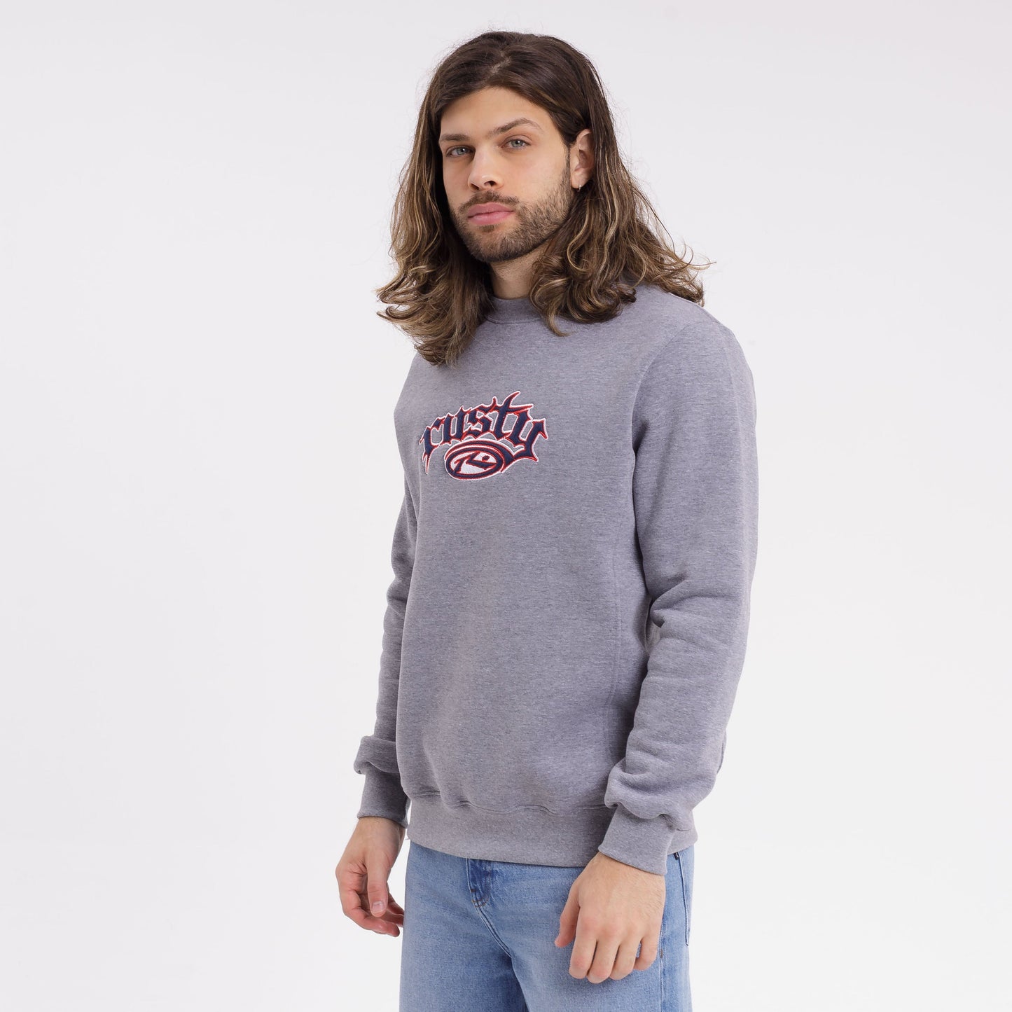 Buzo Rusty Mission Crew Grey Marle