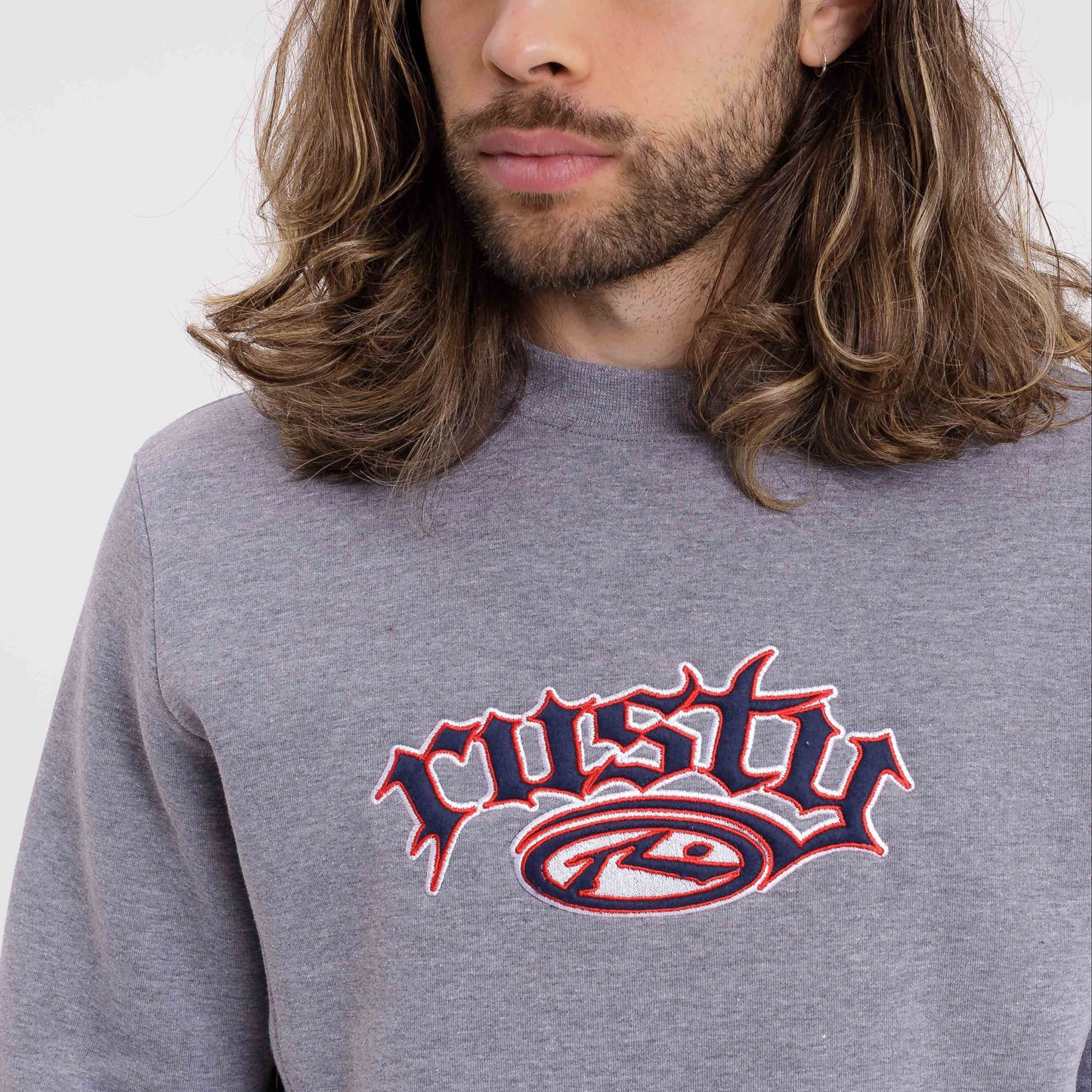 Buzo Rusty Mission Crew Grey Marle