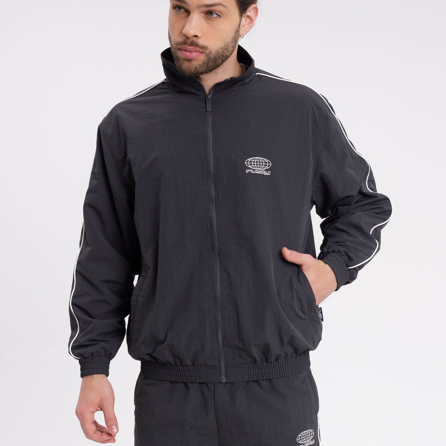 Campera Liviana Rusty Monza Ii Jacket Black