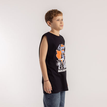 Musculosa Rusty Margaret River 25 Muscle Jr Black