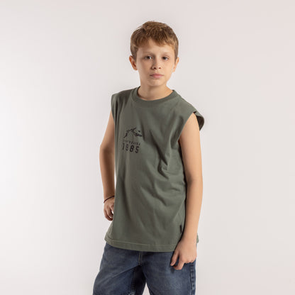 Musculosa Rusty New Competition Muscle Jr Shadow Army
