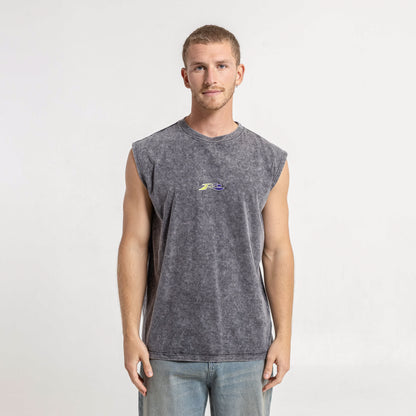 Musculosa Rusty Surf Frames Muscle Process Black