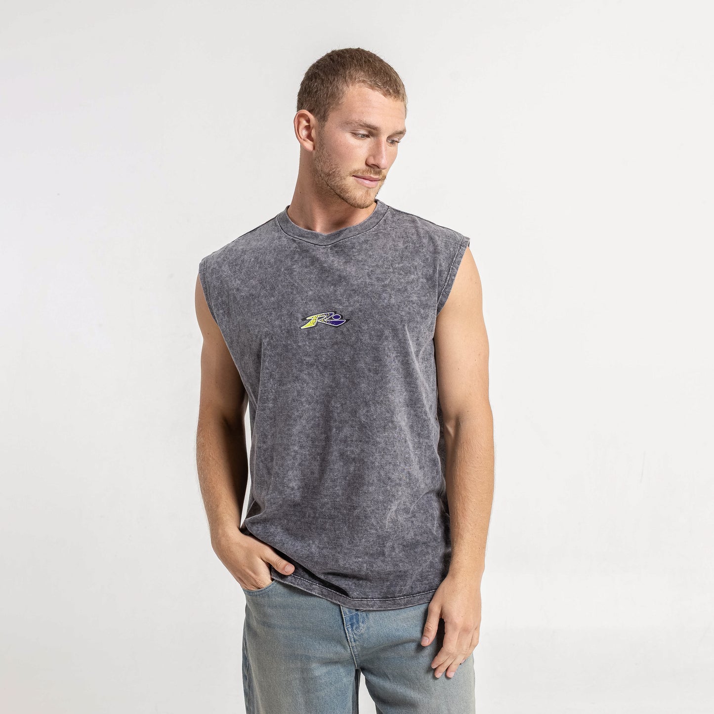 Musculosa Rusty Surf Frames Muscle Process Black