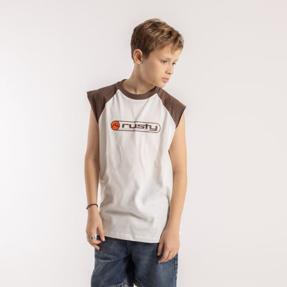 Musculosa Rusty Swagan New Muscle Jr Ecru/Pinecone