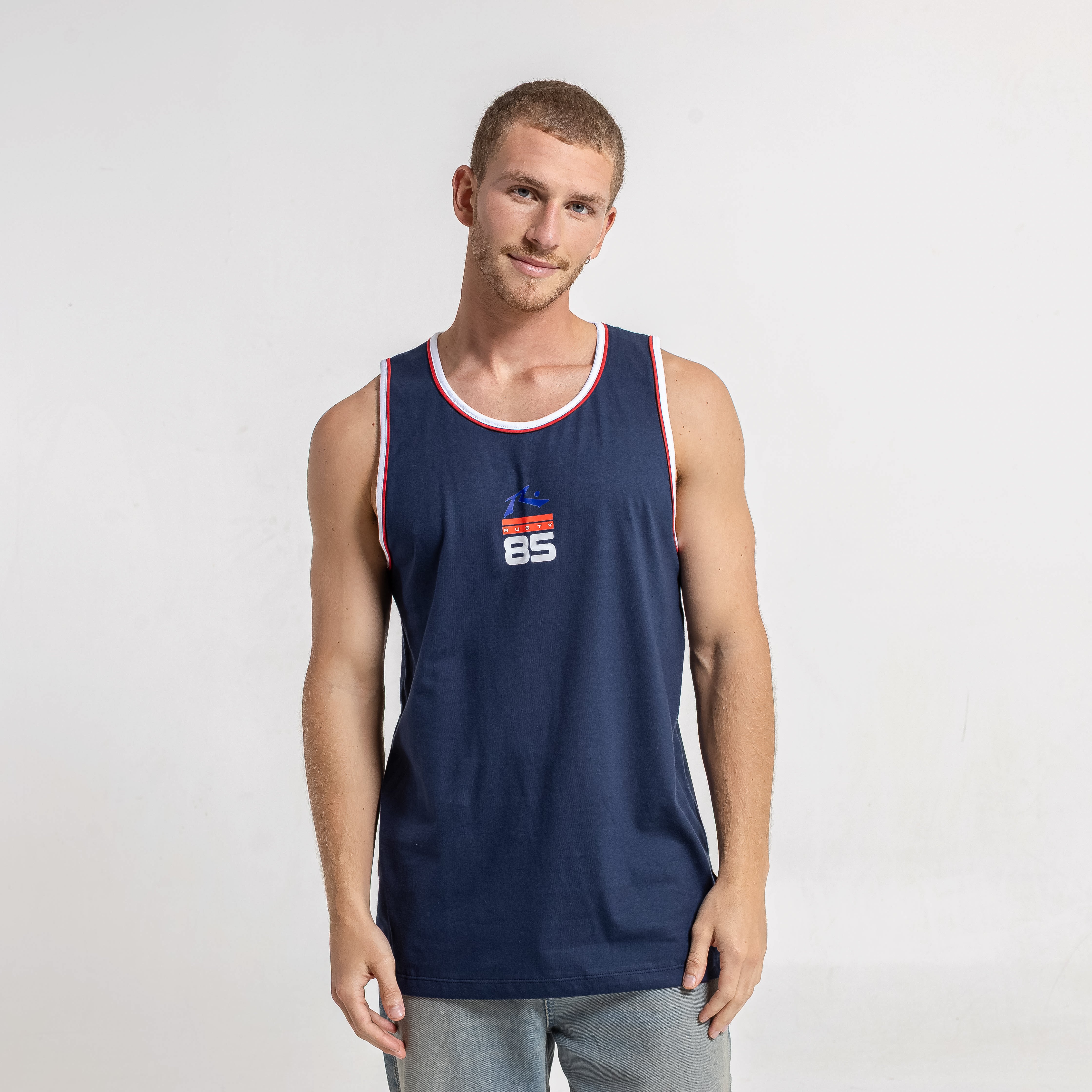 Musculosa Rusty Datsoon Tank Navy Blue