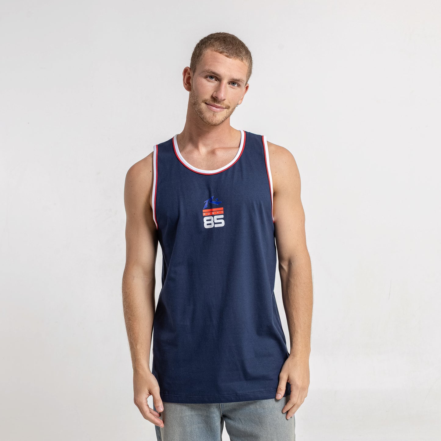 Musculosa Rusty Datsoon Tank Navy Blue