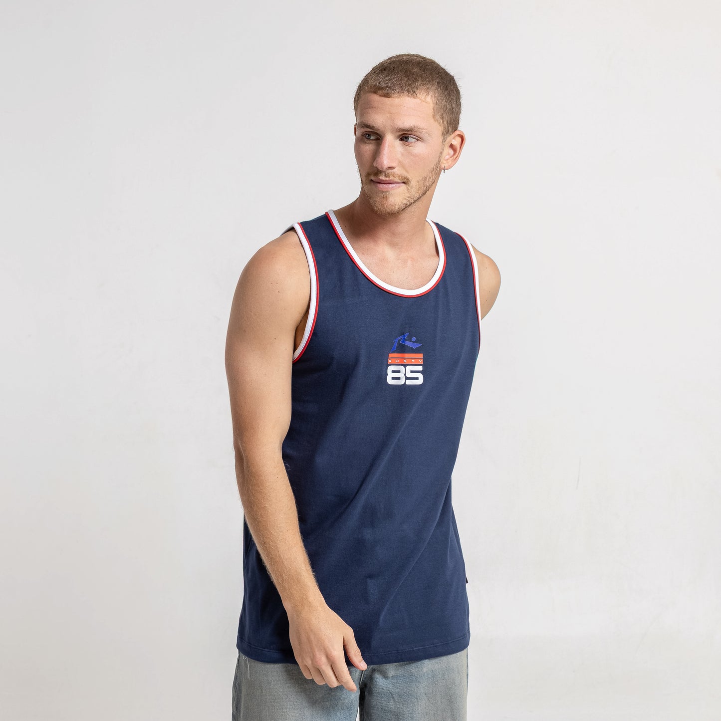 Musculosa Rusty Datsoon Tank Navy Blue