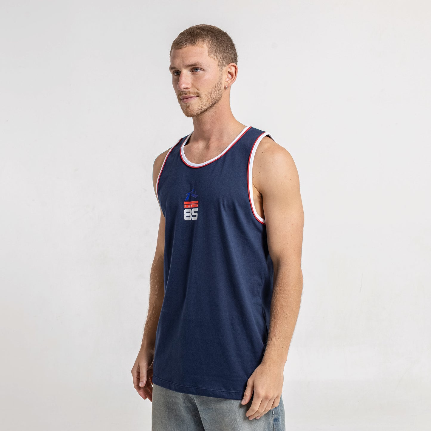 Musculosa Rusty Datsoon Tank Navy Blue