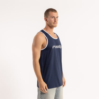 Musculosa Rusty Dead Ringer Tank Navy Blue