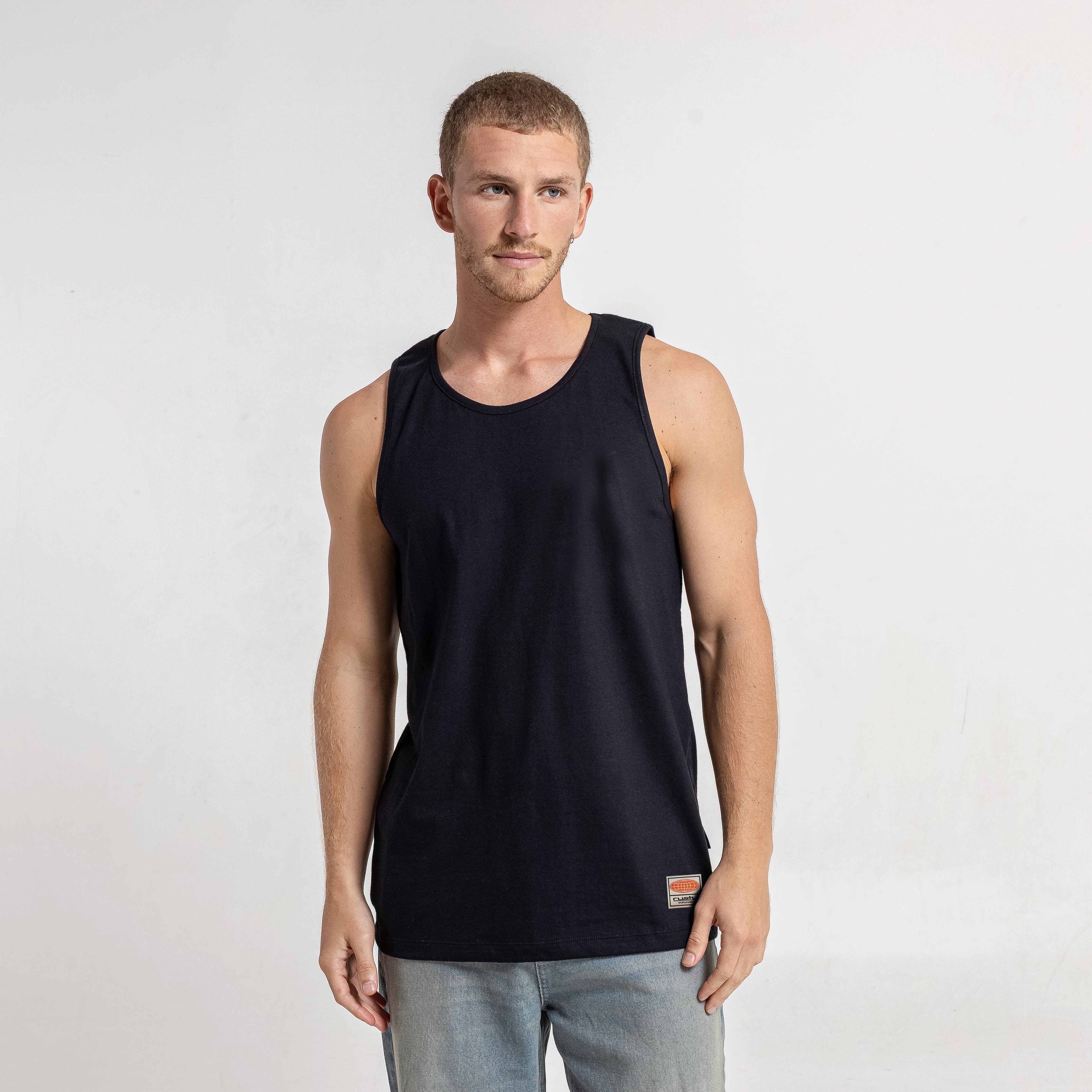 Musculosa Rusty Essential Tank Black