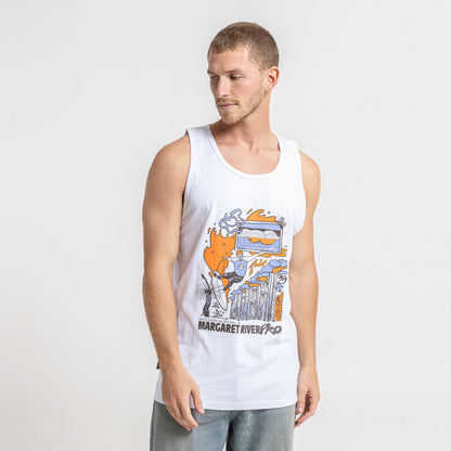 Musculosa Rusty Margaret River 25 Serie 2 Tank White