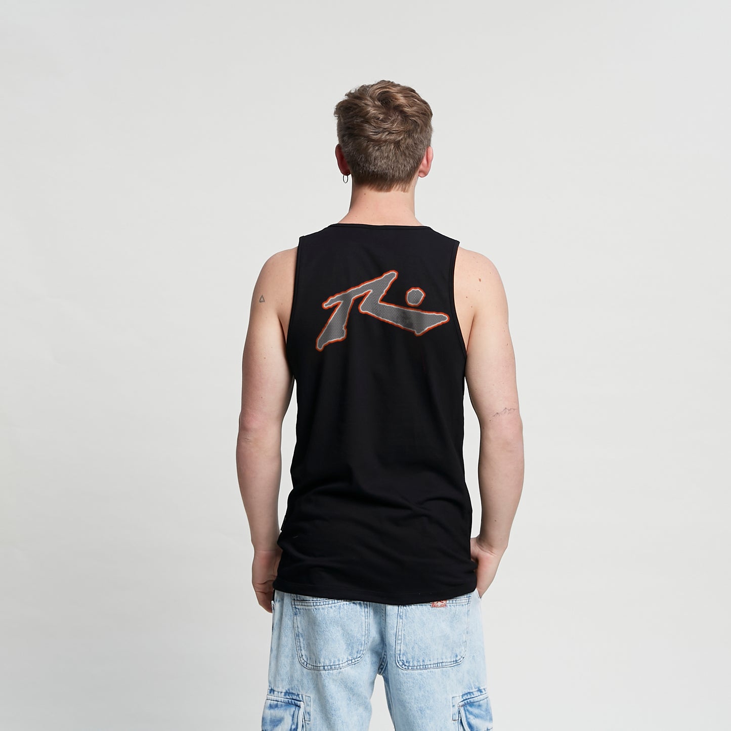 Musculosa Rusty Web Tank Black