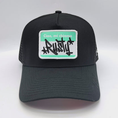 Gorra Rusty My Name Is Trucker Cap Black
