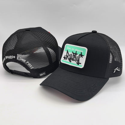 Gorra Rusty My Name Is Trucker Cap Black