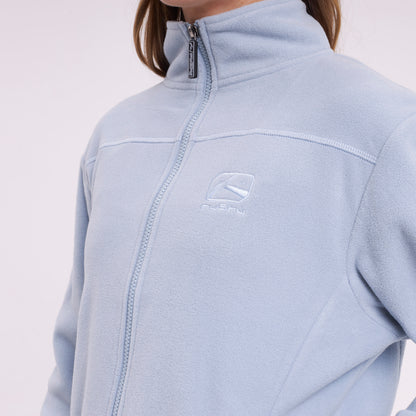 Polar Rusty Mystic Zip Through Polar Fleece Ld Grey Ice