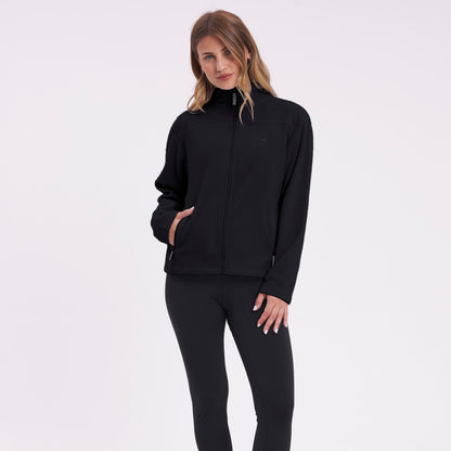 Polar Rusty Mystic Zip Through Polar Fleece Ld Black