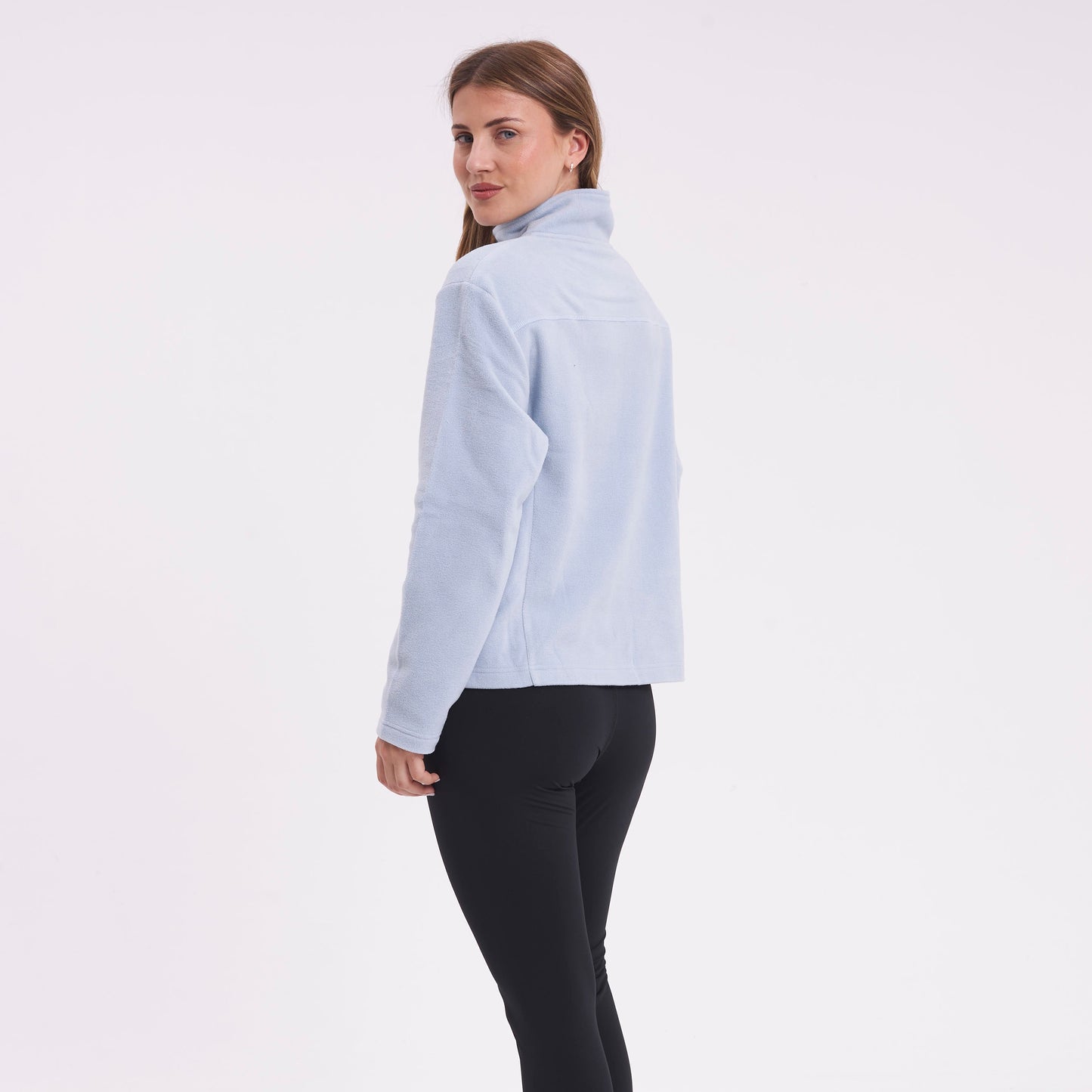 Polar Rusty Mystic Zip Through Polar Fleece Ld Grey Ice