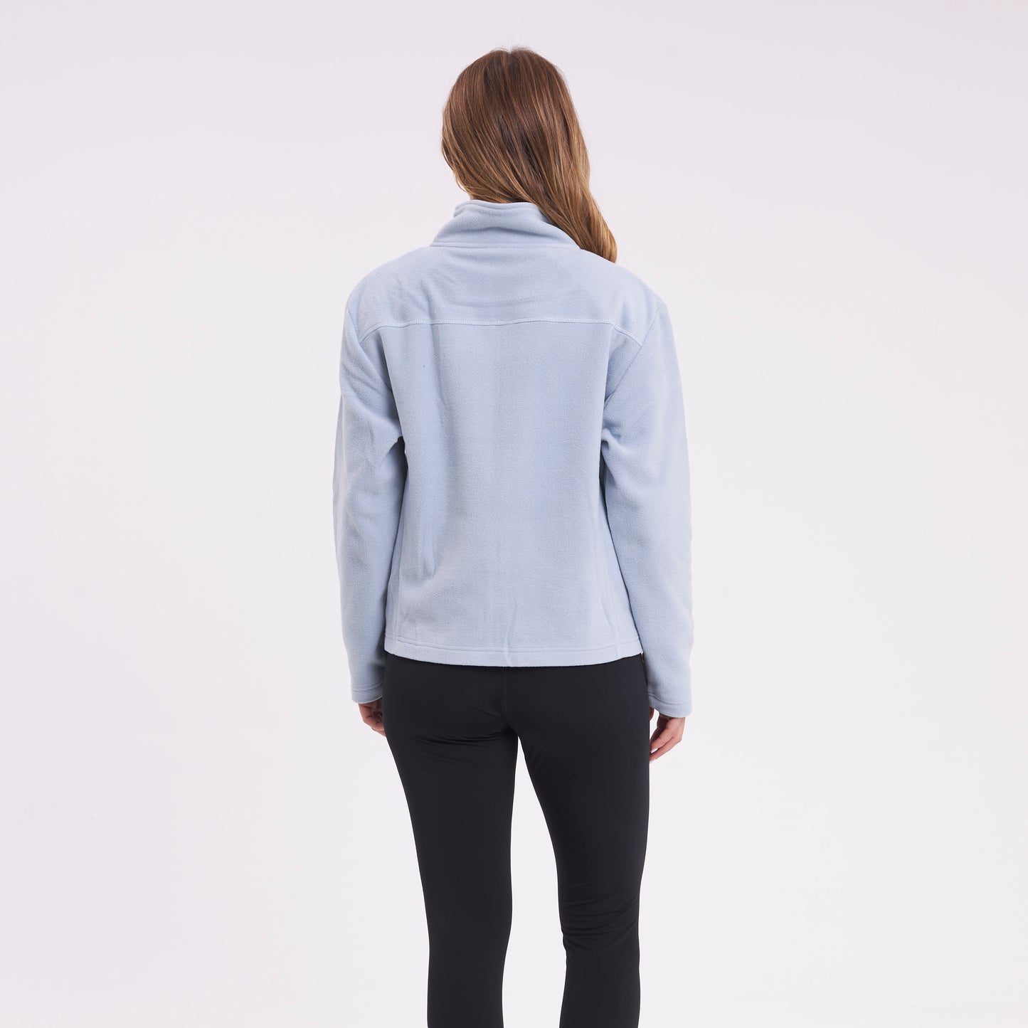 Polar Rusty Mystic Zip Through Polar Fleece Ld Grey Ice