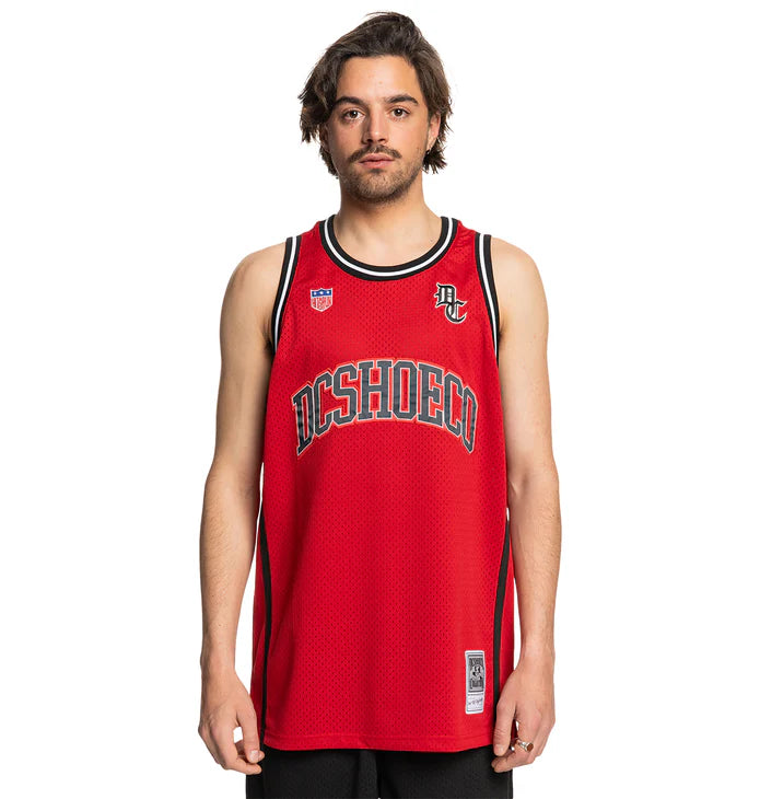 Musculosa Dc Musculosa Hoops Jersey (Rzn0) Dc Rojo