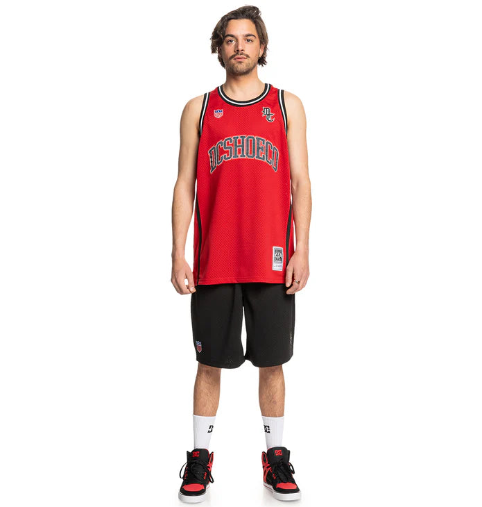 Musculosa Dc Musculosa Hoops Jersey (Rzn0) Dc Rojo