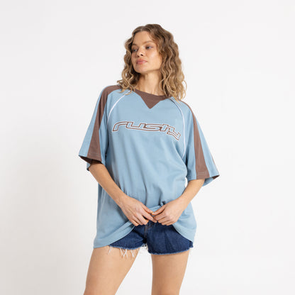 Remera Mc Rusty Naples Contrast Oversize Sports Tee Ld Glacier Lake