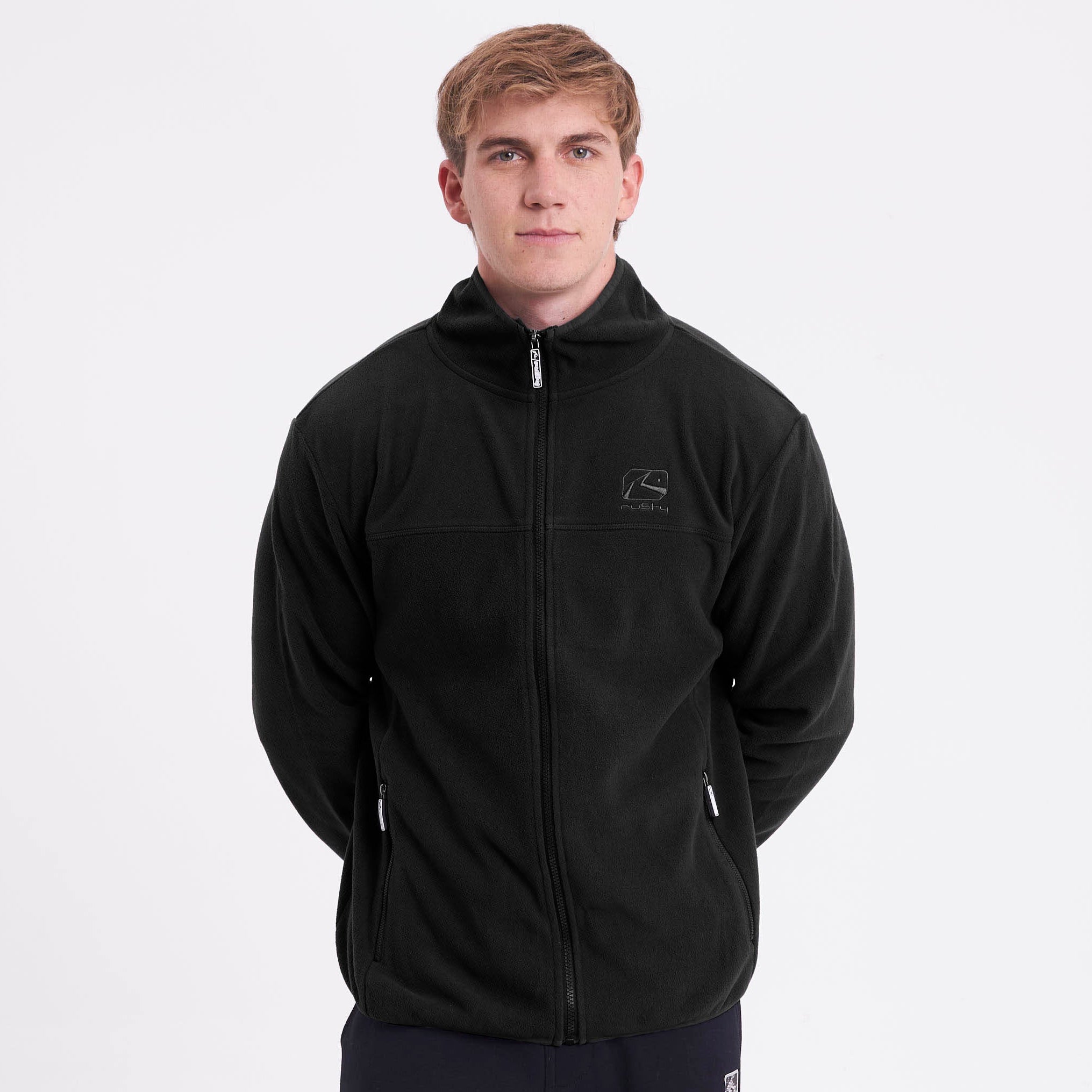 Polar Rusty Gravity Full Zip Micropolar Black