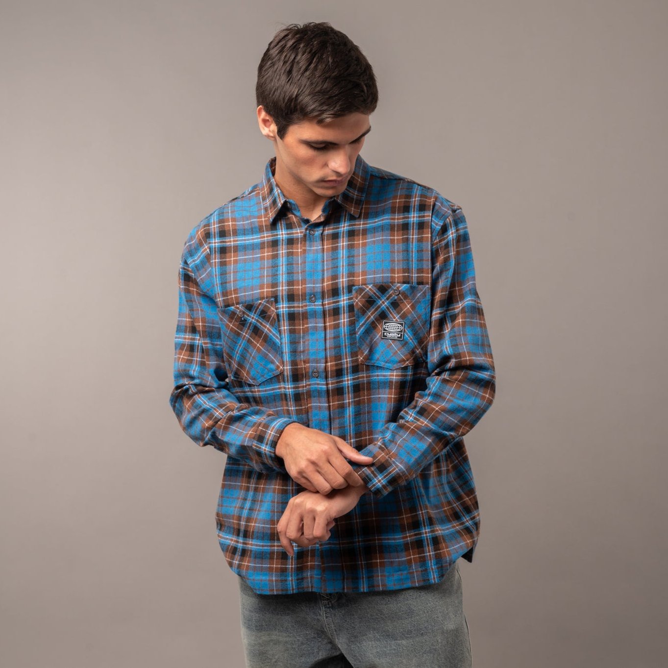 Camisa Ml Rusty Neon Dreams R2K Long Sleeve Shirt* Marazine Blue