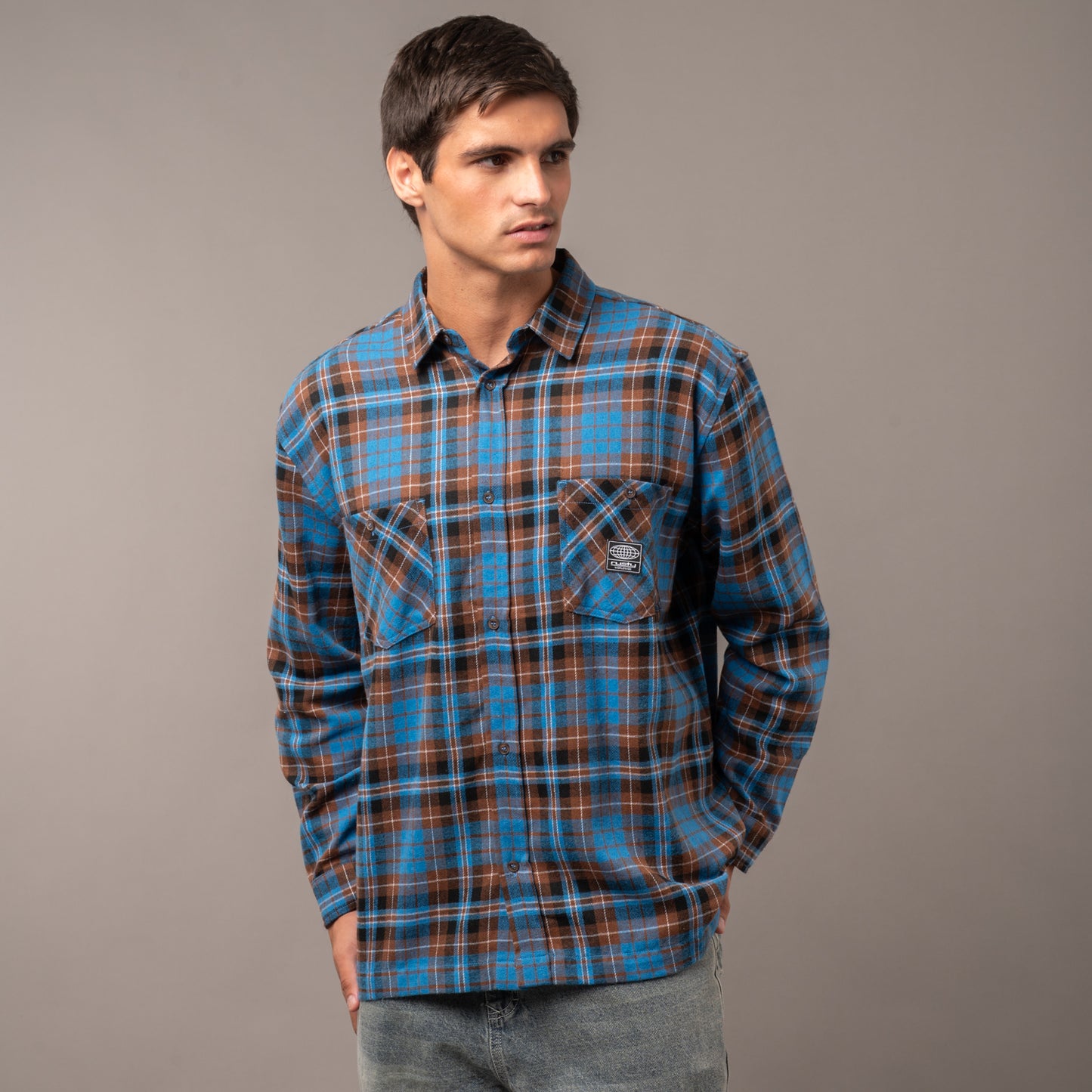 Camisa Ml Rusty Neon Dreams R2K Long Sleeve Shirt* Marazine Blue