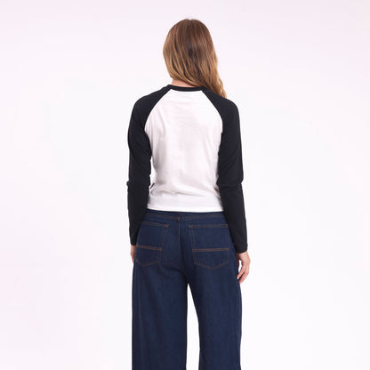Remera Ml Rusty New Break Ls Fitted Tee Snow White