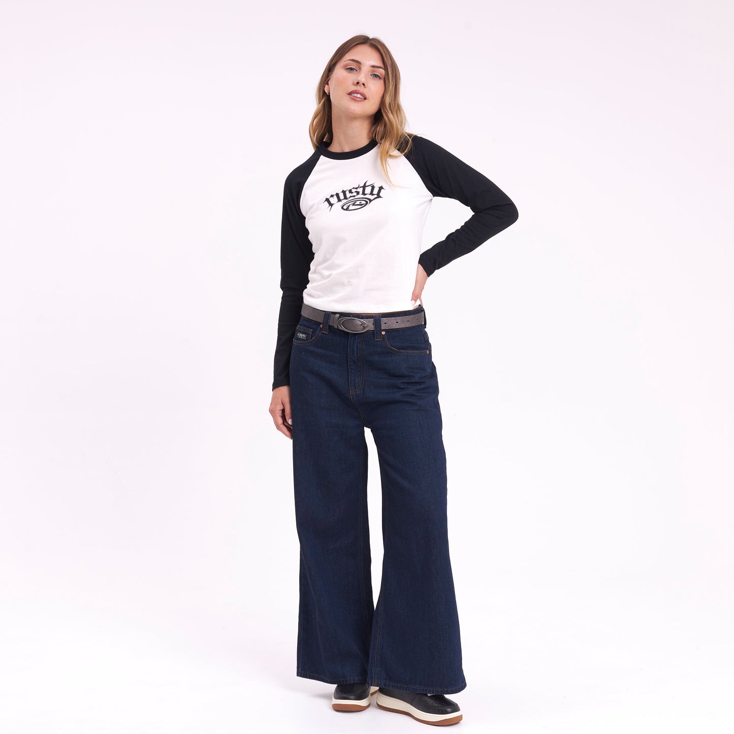 Remera Ml Rusty New Break Ls Fitted Tee Snow White
