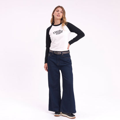 Remera Ml Rusty New Break Ls Fitted Tee Snow White