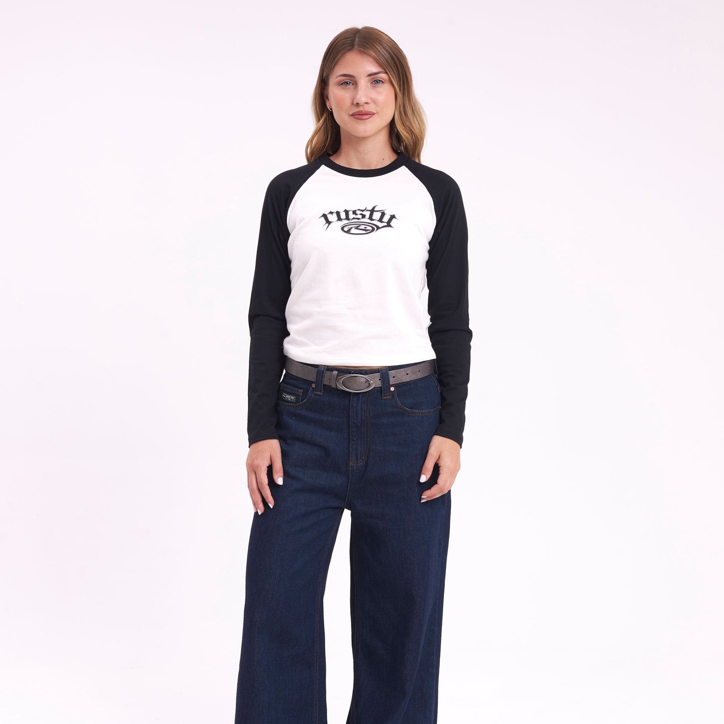 Remera Ml Rusty New Break Ls Fitted Tee Snow White