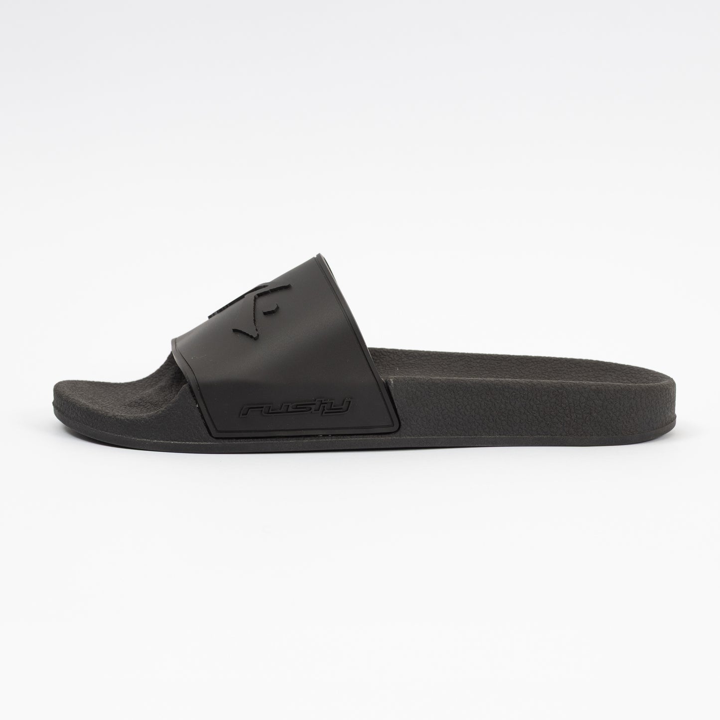 Ojotas Rusty New Competition Slide Jr All Black