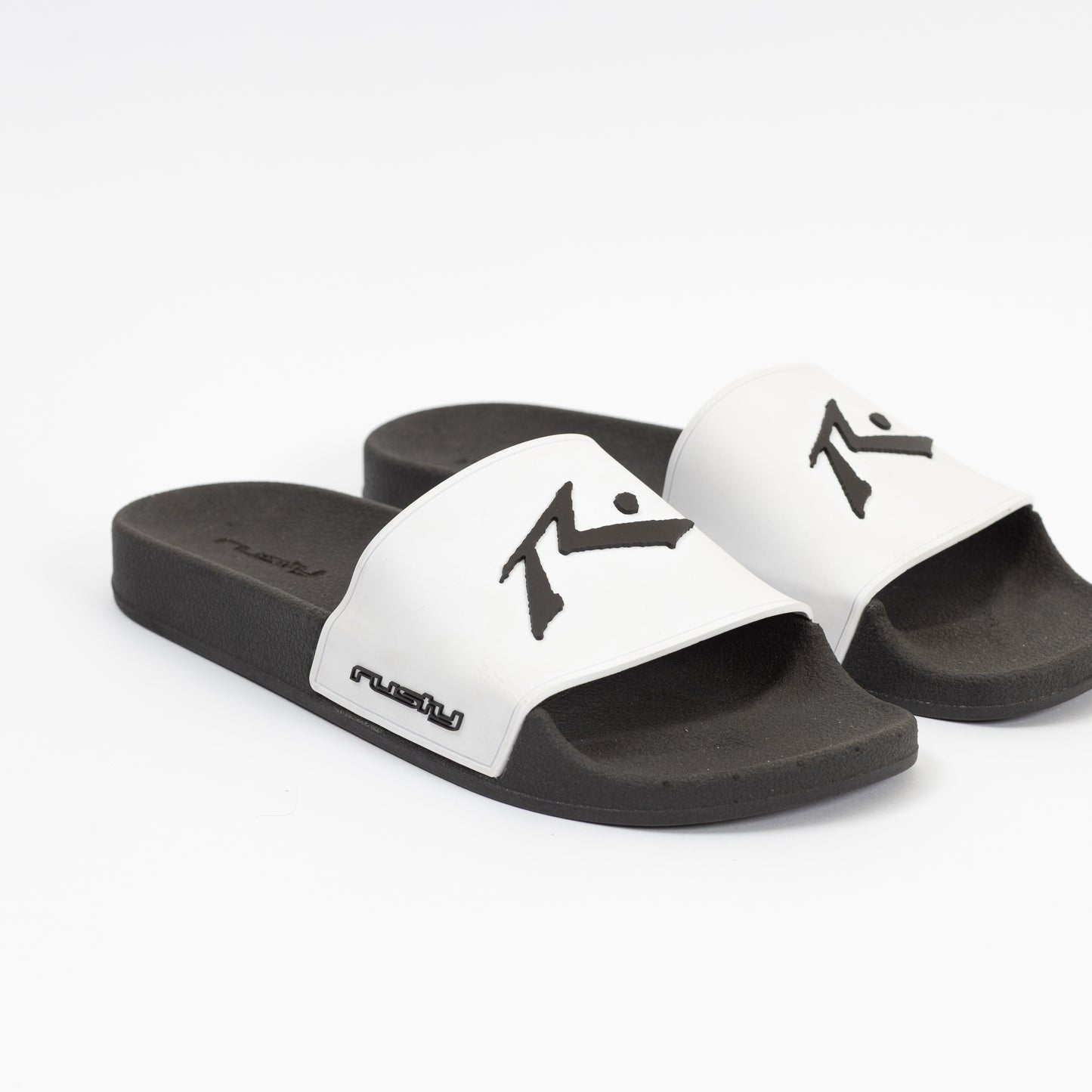 Ojotas Rusty New Competition Slide Black/White