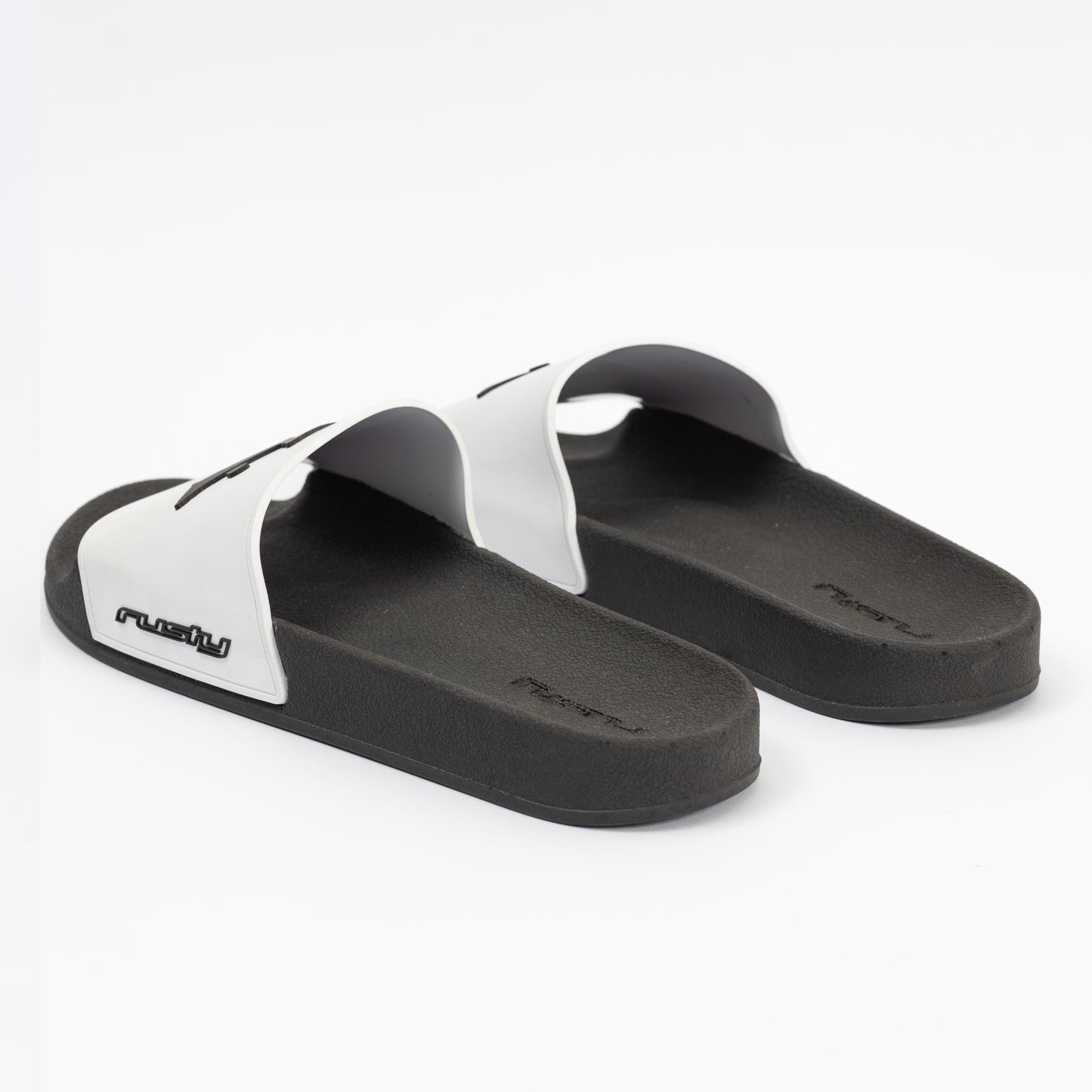 Ojotas Rusty New Competition Slide Black/White