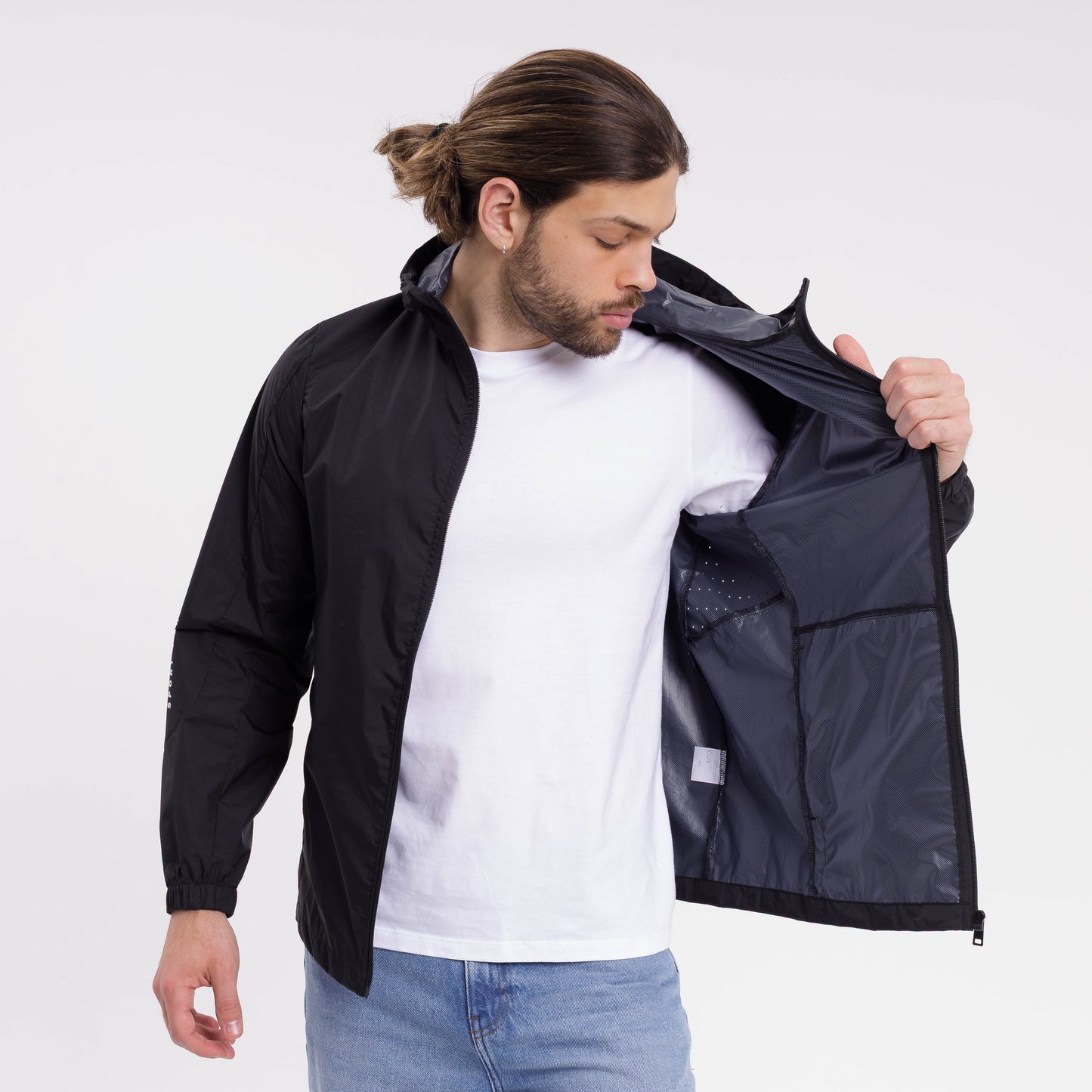 Campera Liviana Rusty No Fear Windbreaker Black