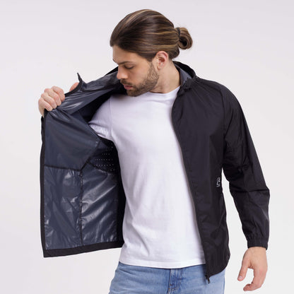 Campera Liviana Rusty No Fear Windbreaker Black