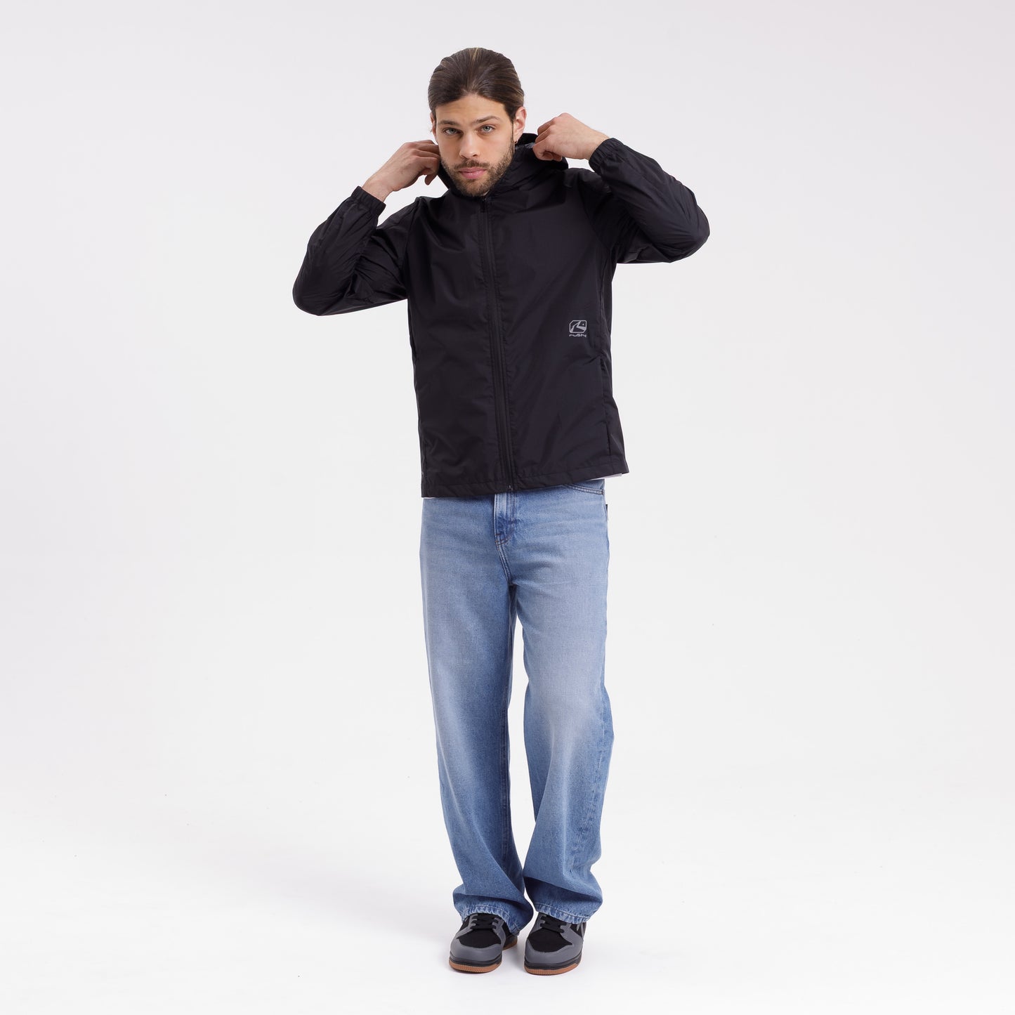Campera Liviana Rusty No Fear Windbreaker Black