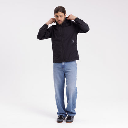 Campera Liviana Rusty No Fear Windbreaker Black