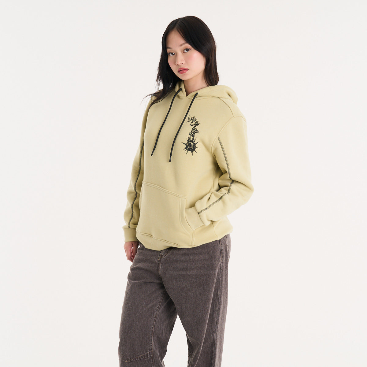 Canguro Vulk Noise Hood Olive Green