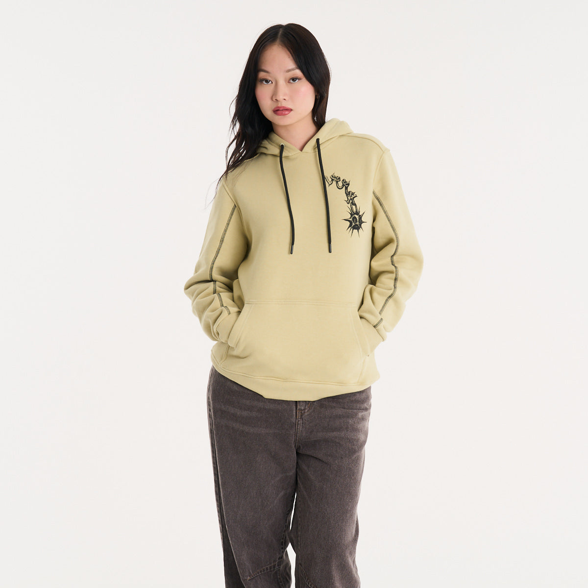 Canguro Vulk Noise Hood Olive Green