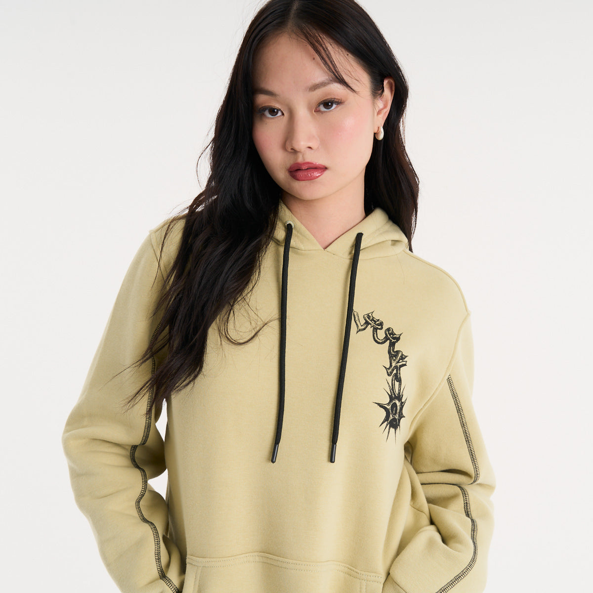 Canguro Vulk Noise Hood Olive Green