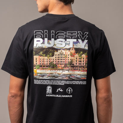 Remera Rusty Old Hotel Black