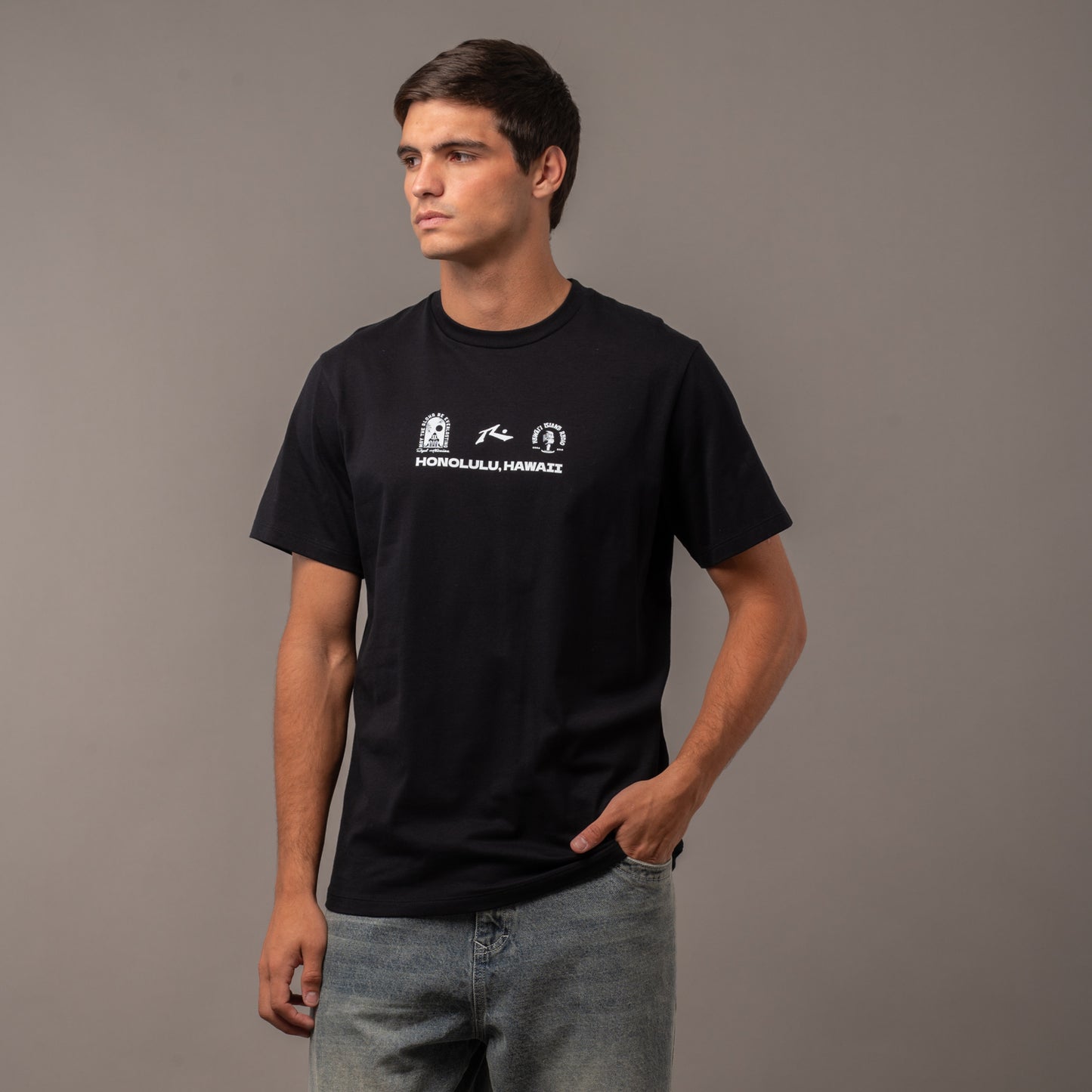 Remera Rusty Old Hotel Black
